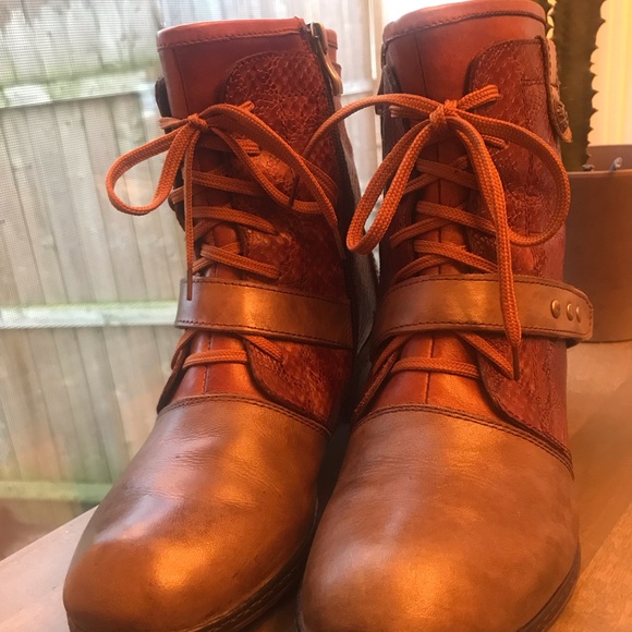 Women's Spring Step L'Artiste Cashew-TPM Boots 38 - Picture 2 of 8